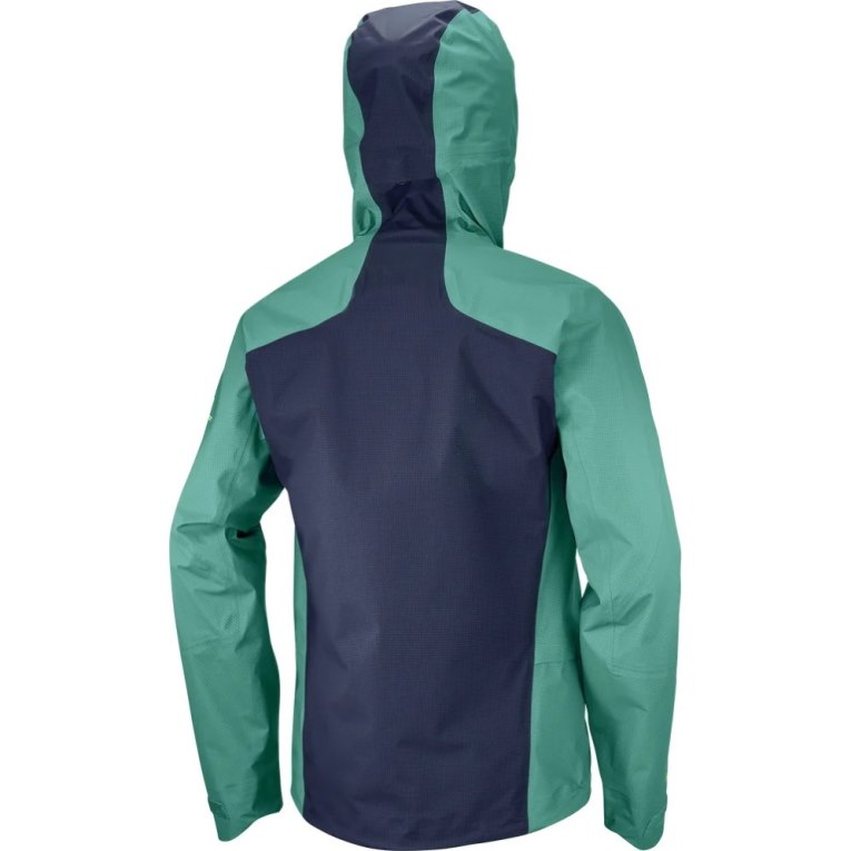 Chaquetas Shell Salomon Outpeak GTX 3L Impermeables Hombre Verdes | MX UVRX083